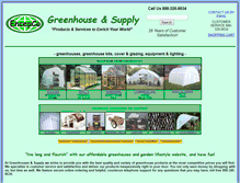 Tablet Screenshot of greenhouses-etc.net